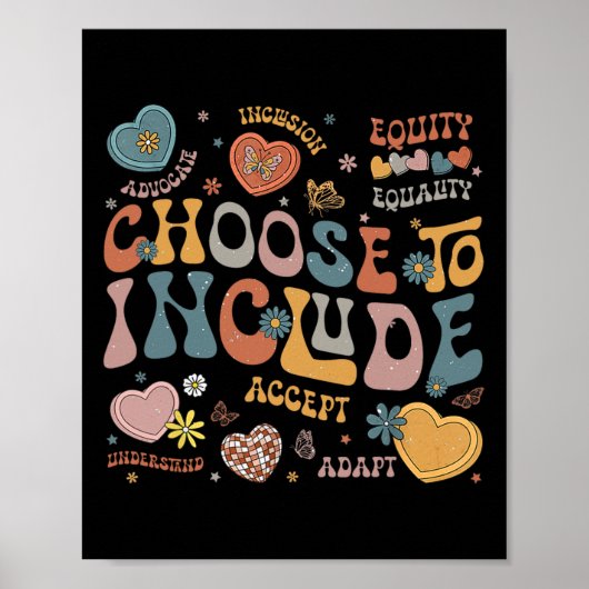 Wählen Sie Autismus Awaren, um Integrationsproblem Poster (Vorne)
