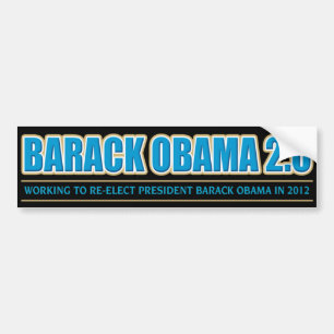 Wählen Sie Barack Obama Autoaufkleber 2012 wieder