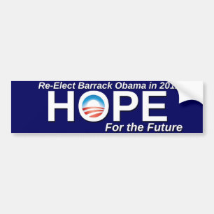 Wählen Sie Barack Obama wieder Autoaufkleber