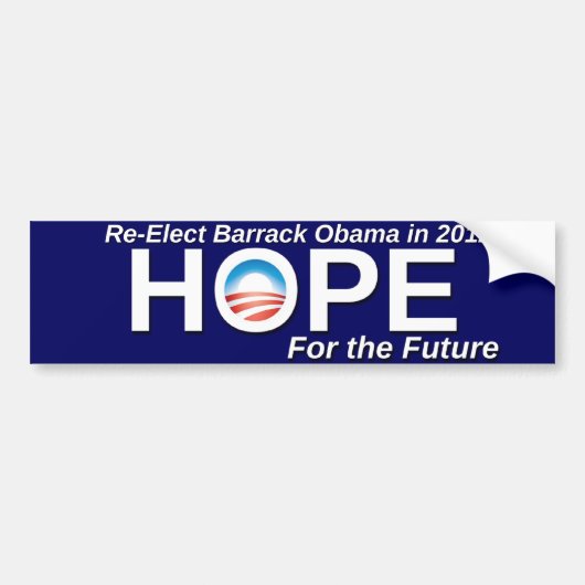 Wählen Sie Barack Obama wieder Autoaufkleber (Vorne)