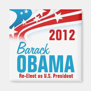 Wählen Sie Barack Obama wieder Magnet