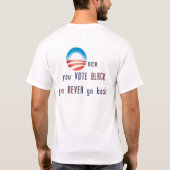 Wählen Sie Barack Obama wieder T-Shirt (Rückseite)
