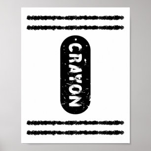 Wählen Sie beliebige Farbe Crayon Box Halloween Ko Poster