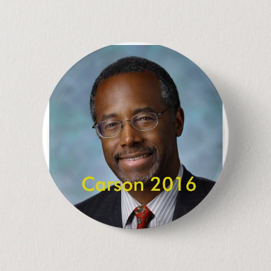 Wählen Sie Ben Carson 2016 Button (Vorderseite)
