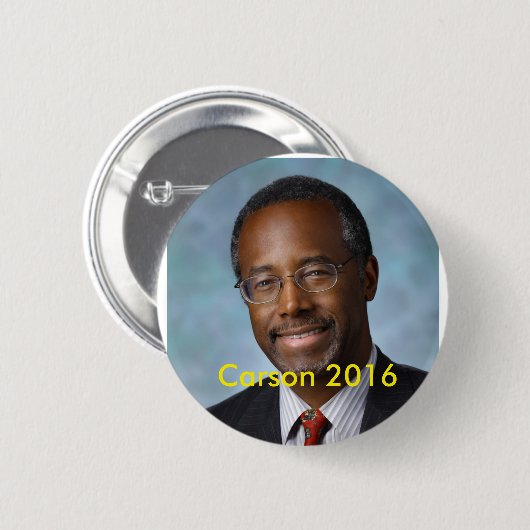 Wählen Sie Ben Carson 2016 Button (Vorne & Hinten)