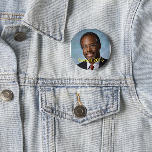 Wählen Sie Ben Carson 2016 Button (Beispiel)