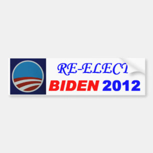 WÄHLEN SIE BIDEN 2012 WIEDER AUTOAUFKLEBER