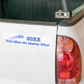 Wählen Sie Blau, egal wer (mit benutzerdefinierten Autoaufkleber (Auf Lkw)