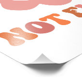 Wählen Sie Blume, die nicht kämpfen. Boho Daisy Fotodruck (Ecke)