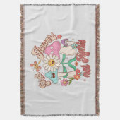 Wählen Sie Blume, nicht kämpfen | Pilze und Blumen Decke (Vorderseite Vertikal)