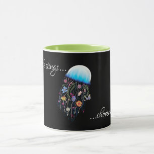 Wählen Sie Blütenmuscheln Tasse