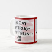 Wählen Sie Chat mit amerikanischer Flagge Kaffeetasse (Vorderseite Links)