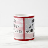 Wählen Sie Chat mit amerikanischer Flagge Kaffeetasse (Mittel)