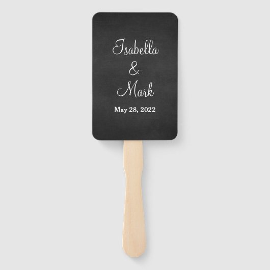 Wählen Sie das Hochzeitszeichen auf der einen oder Fächer (Rückseite)