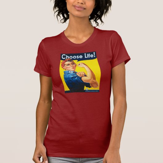 Wählen Sie das Leben T-Shirt (Vorderseite)