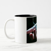 Wählen Sie das Leben! Zweifarbige Tasse (Links)