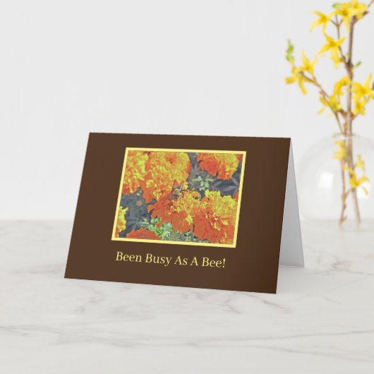 WÄHLEN SIE DAS ORANGE CHRYSANTHEMUM/WERDEN SIE ALS KARTE (Gelbe Blume)