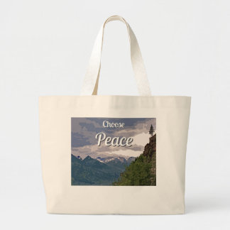Wählen Sie den großen Peace-Tote-Bag Jumbo Stoffbeutel