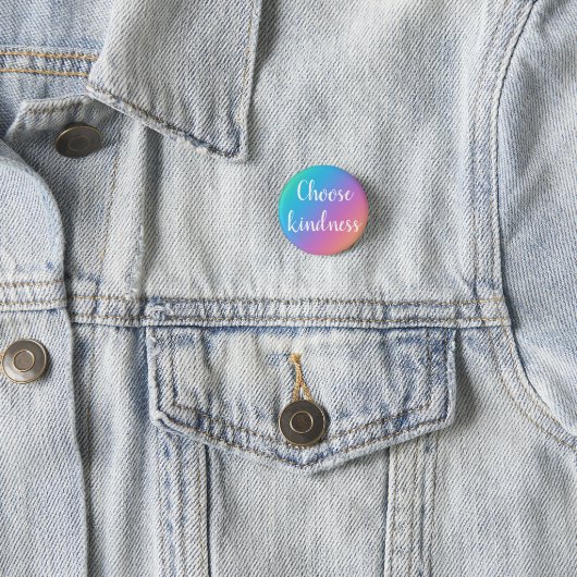 Wählen Sie den Knopf Kindness Rainbow Button (Beispiel)