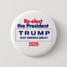 Wählen Sie den Präsidenten TRUMP 2020 wieder Button