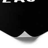 Wählen Sie den Weg der Hefe-Widerstand Pun Dark BG Poster (Ecke)