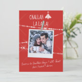 Wählen Sie die Chrismukkah-Karte für das benutzerd (Stehend Vorderseite)