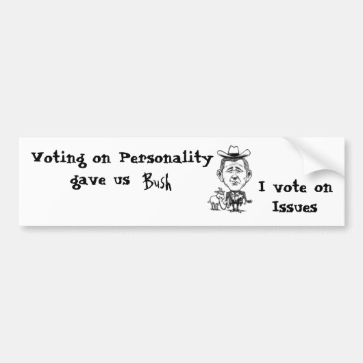 Wählen Sie die Fragen Autoaufkleber (Vorne)