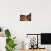 Wählen Sie die richtige Strecke aus Poster (Heimbüro)
