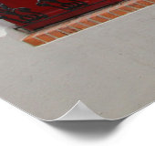 Wählen Sie die rote Tür aus Poster (Ecke)