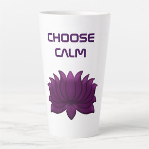 Wählen Sie die ruhige violette Lotusblume Milchtasse