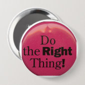 Wählen Sie dies für Positivität und machen Sie wei Button (Vorne & Hinten)