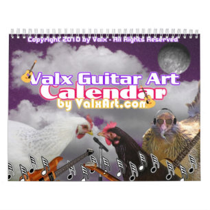 Wählen Sie diesen Gitarre ValxArt Kalender 2013