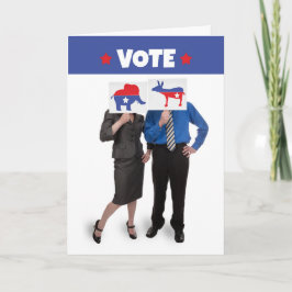 Wählen Sie, egal auf welcher Seite Sie sind Feiertagskarte