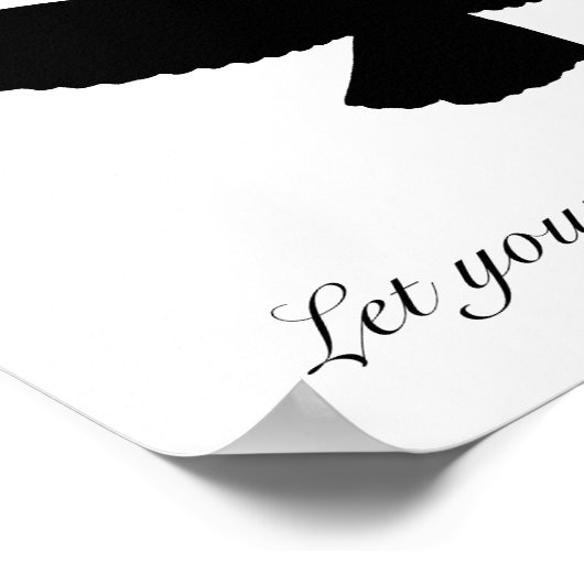 WÄHLEN SIE EIGENE HINTERGRUNDFARBE! RED TAED HAWK  POSTER (Ecke)