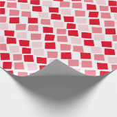 Wählen Sie ein beliebiges Farbharlequantenmuster a Geschenkpapier (Ecke)