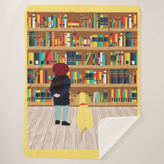 Wählen Sie ein Buch, das Sie zum Zwinger mitnehmen Sherpadecke (Vorderseite)