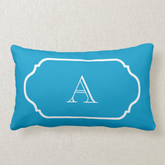 Wählen Sie ein Farbmonogramm-Kissen Lendenkissen