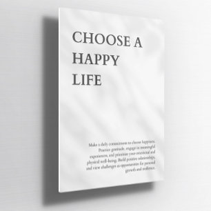 Wählen Sie ein "Happy Life Custom International Po Poster