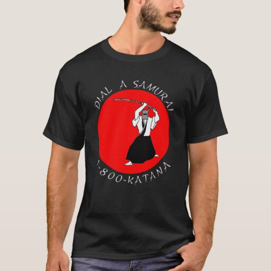 Wählen Sie ein Samurai-Dunkelheits-T-Shirt T-Shirt (Vorderseite)