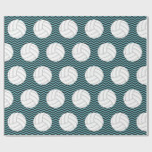 Wählen Sie ein Zickzack Farbvolleyball-Papier aus. Geschenkpapier (Flach)