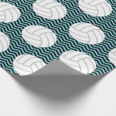 Wählen Sie ein Zickzack Farbvolleyball-Papier aus. Geschenkpapier (Ecke)
