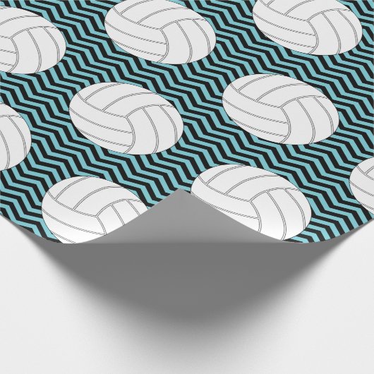 Wählen Sie ein Zickzack Farbvolleyball-Papier aus. Geschenkpapier (Ecke)