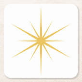 Wählen Sie eine beliebige farbenprächtige, moderne Rechteckiger Pappuntersetzer (Vorderseite)