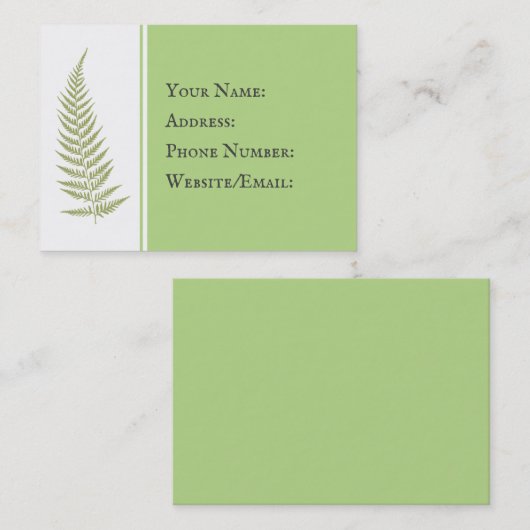 Wählen Sie eine beliebige farblich gepresste Fern- Visitenkarte (Vorne/Hinten)