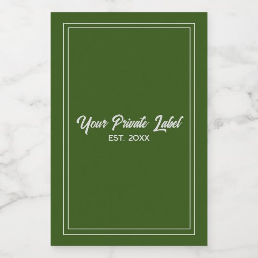 Wählen Sie eine Farbe für Ihr privates Flaschenlab Weinetikett (Einzelnes Label)