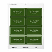 Wählen Sie eine Farbe für Ihr privates Label (Vorne)