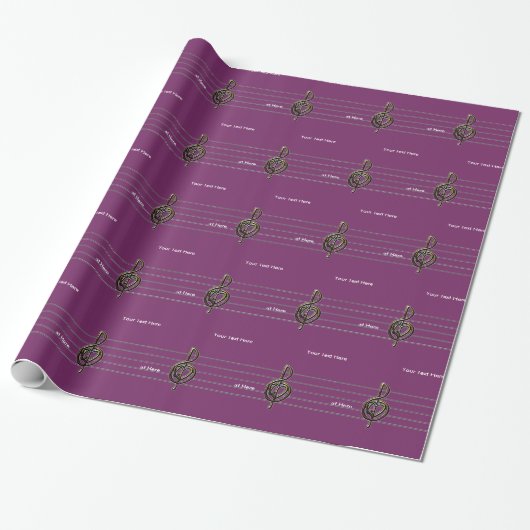 Wählen Sie eine farblich eingebettete Bildschablon Geschenkpapier (Ungerollt)