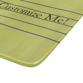 Wählen Sie eine farblich eingebettete Bildschablon Schneidebrett (Ecke)