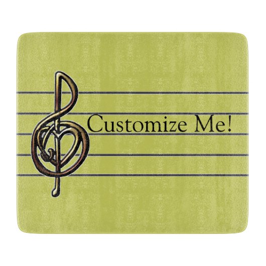 Wählen Sie eine farblich eingebettete Bildschablon Schneidebrett (Vorderseite)