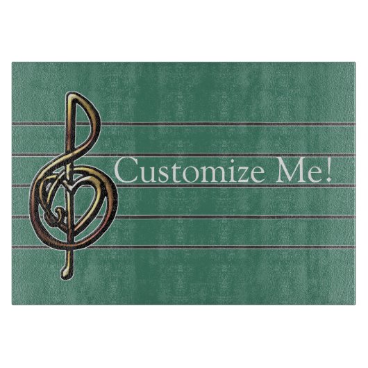 Wählen Sie eine farblich eingebettete Bildschablon Schneidebrett (Vorderseite)